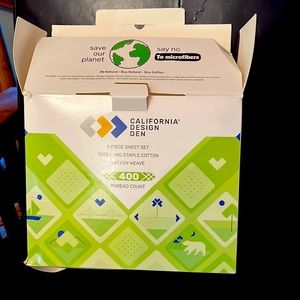 Queen White Flat Sheet & Pillow Cover Sateen 400Ct